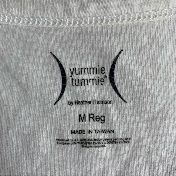 Yummie Tummie by Heather Thomson 3 Panel Shapewear white Spaghetti Strap Size M - Picture 5 of 5